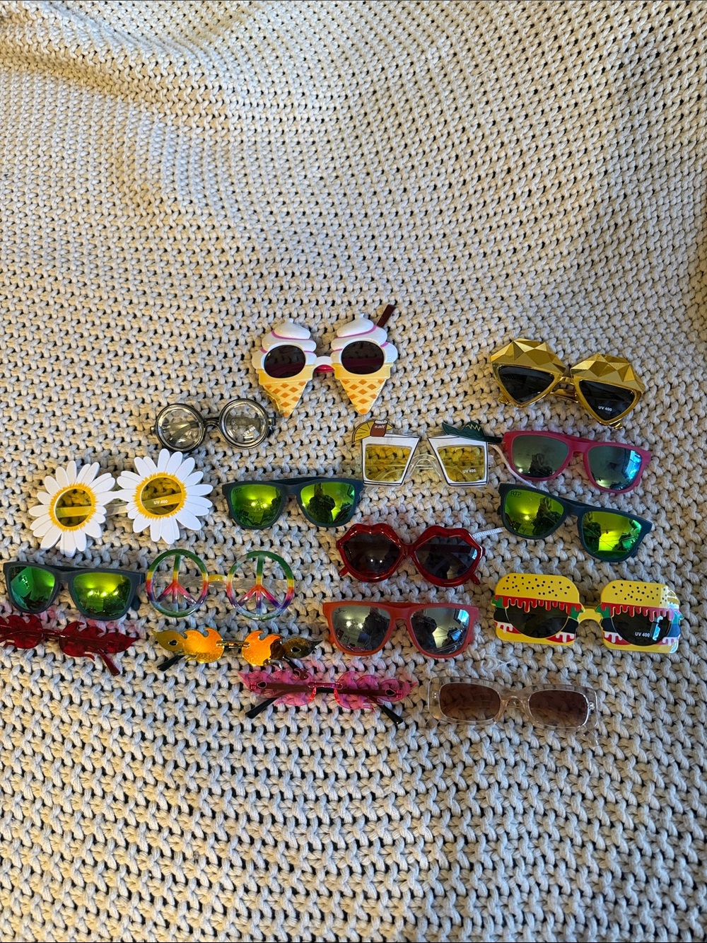 Assortment of sunglasses